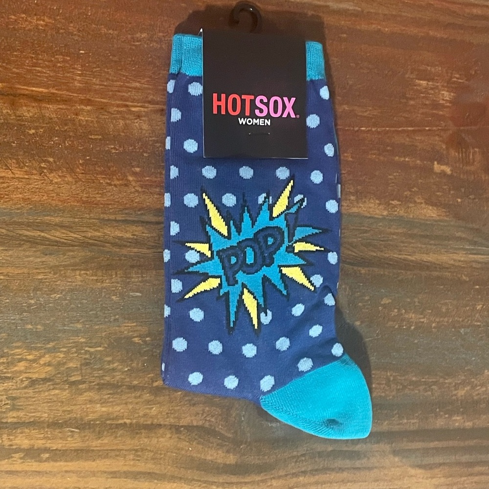 Hot Sox Novelty Pop Socks Ladies 9 - 11
